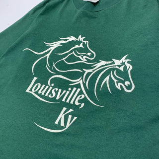 "Louisville Ky" アニマルプリント Tシャツ
