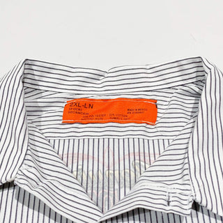 RED KAP バックプリント ストライプ S/S ワークシャツ