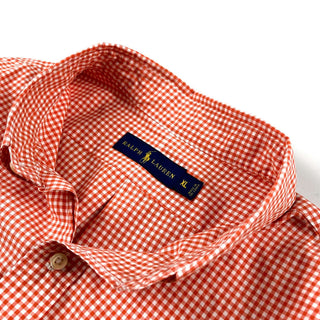 OLD Ralph Lauren L/S ワンポイントロゴ チェックシャツ