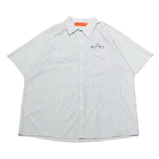 RED KAP バックプリント ストライプ S/S ワークシャツ