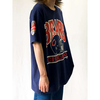 90's FRUIT OF THE ROOM NFL bears プリントTシャツ