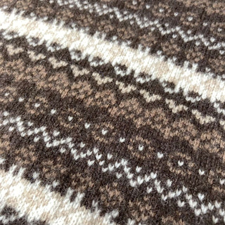 古着 90's Jos.A.BANK 総柄 バーズアイ ボーダー ウール ニットベスト