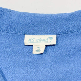 KS island ビッグサイズ オープンカラー シャツ