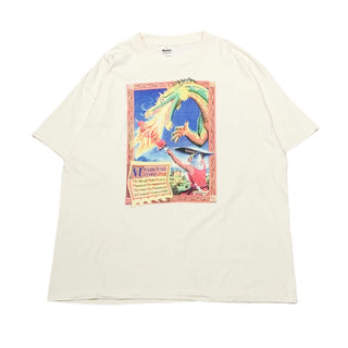 "made in USA" 90's Murina ドラゴン プリント Tシャツ