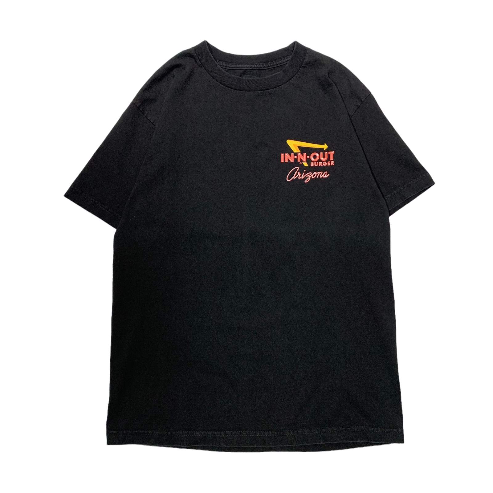 IN-N-OUT BURGER 両面プリント アドバタイジングTシャツ メンズL /eaa339752