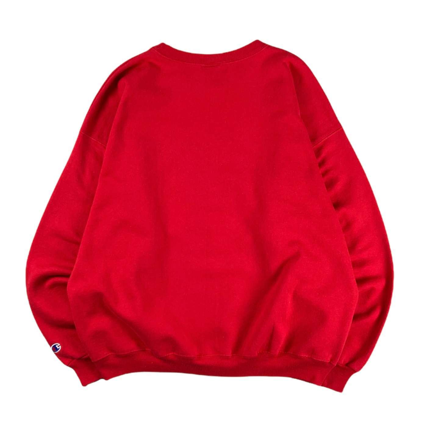 90's Champion スポーツ プリントスウェットシャツ