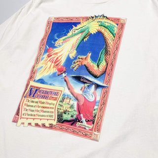 "made in USA" 90's Murina ドラゴン プリント Tシャツ