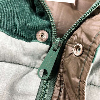 古着 70's～ Black Sheep "made in USA" アメリカ製 コーデュロイ切替 ハイネック 中綿ベスト