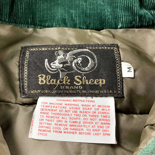 古着 70's～ Black Sheep "made in USA" アメリカ製 コーデュロイ切替 ハイネック 中綿ベスト