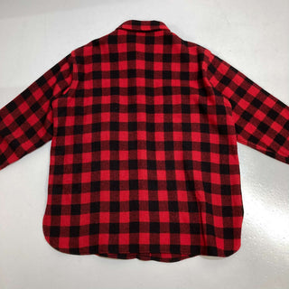 古着 80's L.L.Bean "made in USA" アメリカ製 バッファローチェック 長袖 ウール シャツ