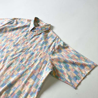 90's Lilly Dache S/S 柄シャツ