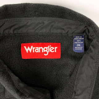 Wrangler フリース ソリッドシャツ(ブラック)