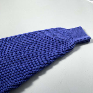 古着 90's デザイン ハーフボタン コットン ポロニットセーター