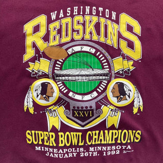 90's "made in USA" NFL 旧ロゴ "REDSKINS" スウェットシャツ