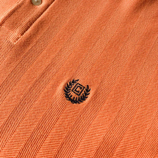CHAPS ワンポイントロゴ ポロシャツ(オレンジ)