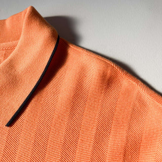 CHAPS ワンポイントロゴ ポロシャツ(オレンジ)