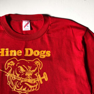 90's "made in USA" JERZEES Hine Dogs プリントTシャツ