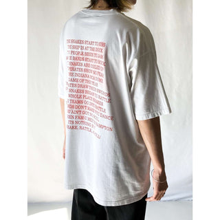 90's "made in USA" JERZEES Coca Cola アメフト プリントTシャツ