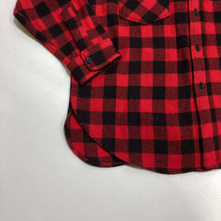 古着 80's L.L.Bean "made in USA" アメリカ製 バッファローチェック 長袖 ウール シャツ