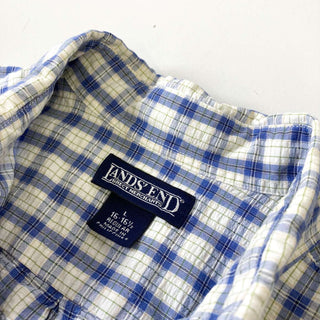 90's LAND'S END S/S チェックシャツ