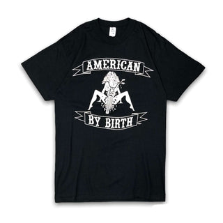 80's "made in USA" Tee Swing "AMERICAN BY BIRTH" プリントTシャツ