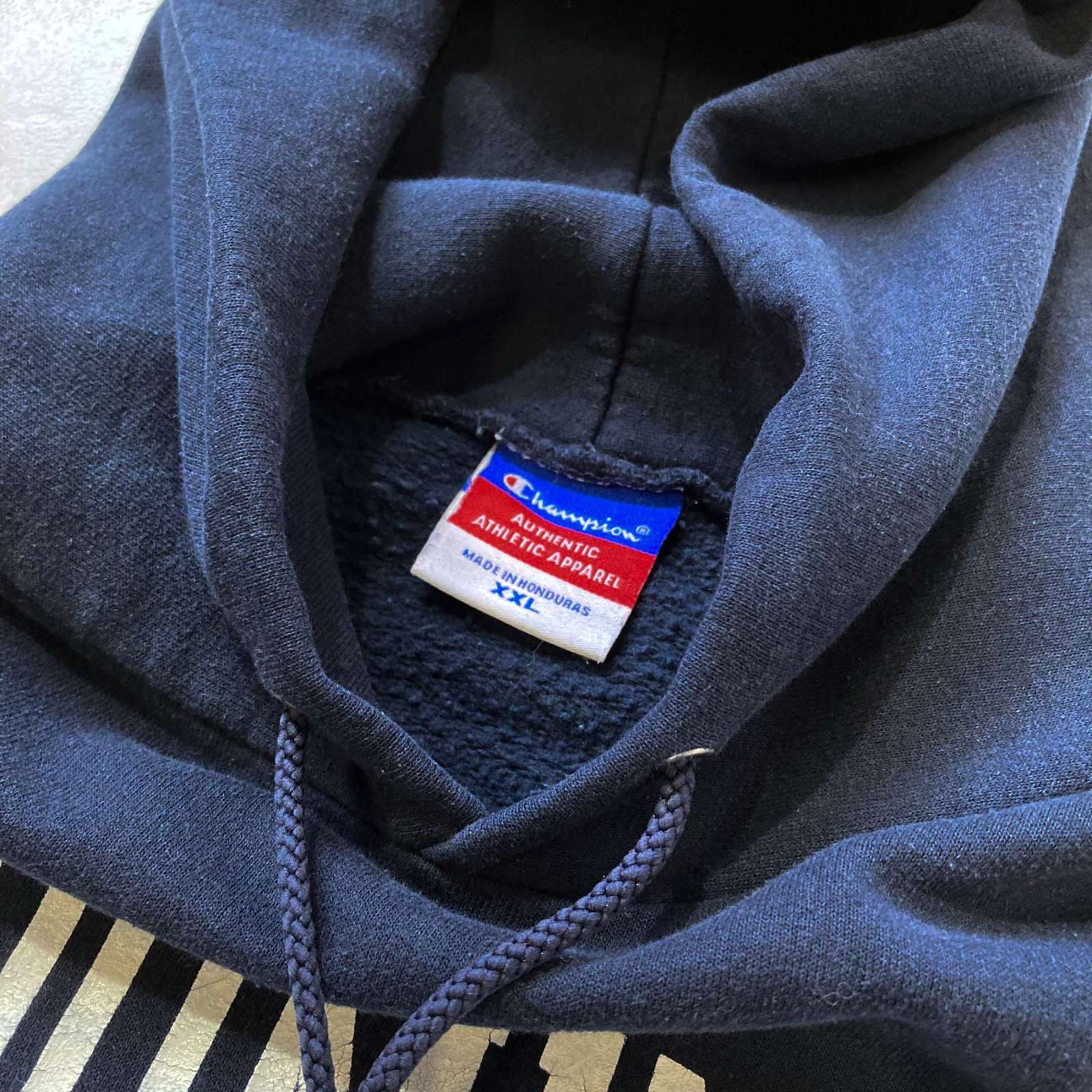 Champion オーバーサイズ カレッジ プリントスウェットパーカ