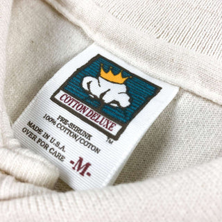 90's "made in USA" COTTON DELUXE L/S ワンポイントポロシャツ