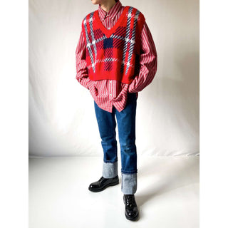 wild fable 短丈 アクリルニットベスト