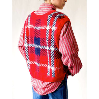 wild fable 短丈 アクリルニットベスト