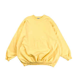 90's Hanes 無地スウェット(イエロー)