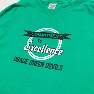 "OSAGE GREEN DEVILS" プリント Tシャツ