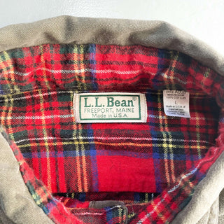 古着 90's～ "made in USA" L.L.Bean L/S フランネル ワークシャツ