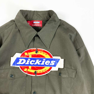 "デッドストック" "made in USA" Dickies ワークシャツ