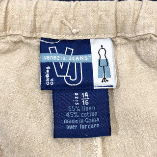 Venezia JEANS リネン×コットン イージーパンツ