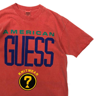 90s GUESS ロゴプリントTシャツ