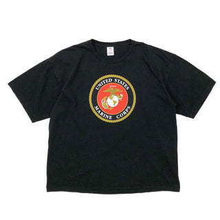"made in USA" BAYSIDE ”MARINE CORPS" プリントTシャツ