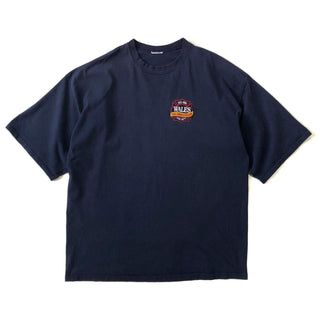 "WALES FIRE DEPT" ロゴ刺繍Tシャツ