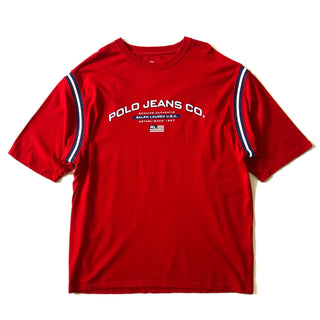 POLO JEANS COMPANY ロゴプリントTシャツ