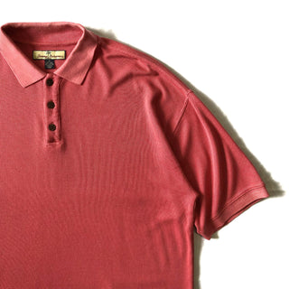 tommy bahama  シルク/コットン カラーポロシャツ