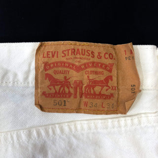 Levi's 501 ホワイトデニムパンツ