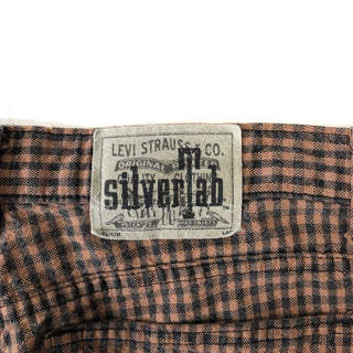 Levi's silver Tab チェック柄スラックス