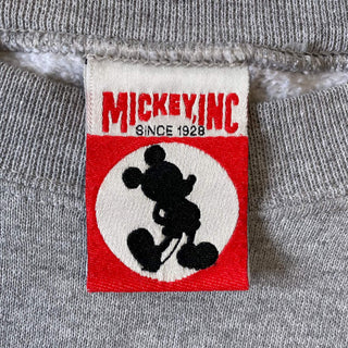 “made in USA" MICKEY,INC キャラクタープリント スウェットシャツ
