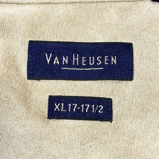 VAN HEUSEN ピーチスキン シャツ (ベージュ)
