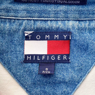 90’s TOMMY HILFIGER 星条旗柄 コットンシャツ