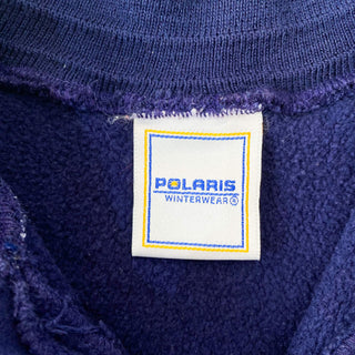 "made in USA" POLARIS リバースウィーブタイプ ハーフスナップ スウェットシャツ