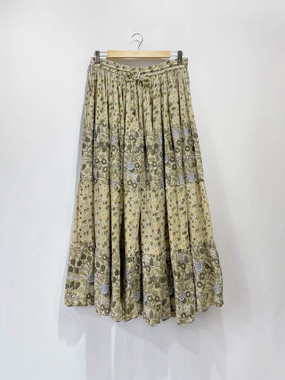 インド綿 花柄 スカート