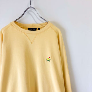 Bobby gomes ワンポイント刺繍スウェットシャツ