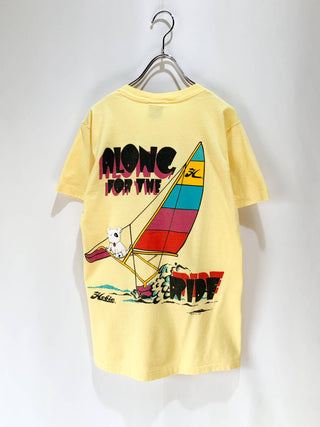"made in USA" 80's HOBIE 両面プリント Tシャツ