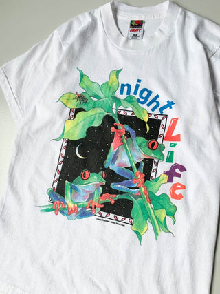 "made in USA" 90's FRUIT OF THE LOOM カエル プリント Tシャツ