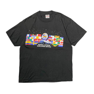 "made in USA" 90's "FEDERAL EXPRESS" プリント Tシャツ